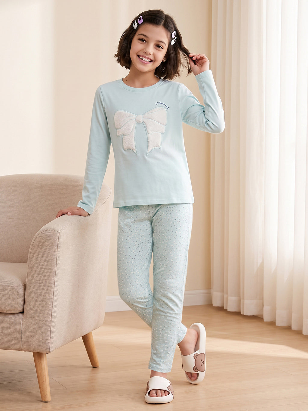 Lil Tomatoes Girls Cotton Night Suits