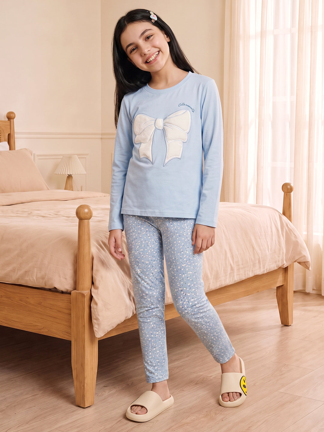 Lil Tomatoes Girls Cotton Night Suits
