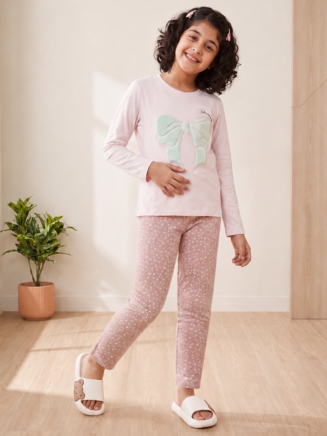 Lil Tomatoes Girls Cotton Night Suits