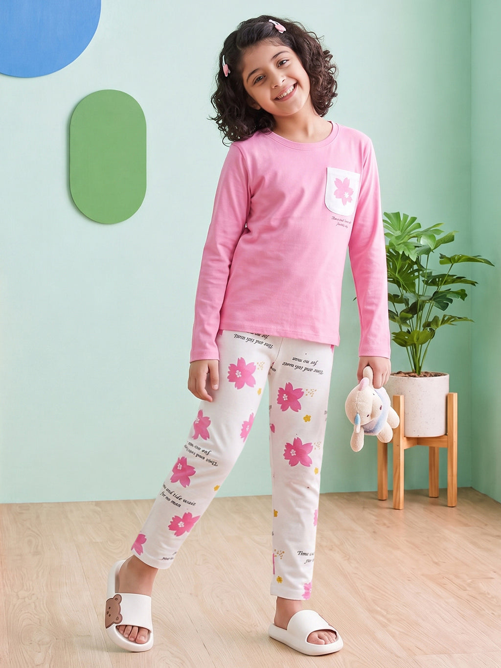 Lil Tomatoes Girls Cotton Night Suits