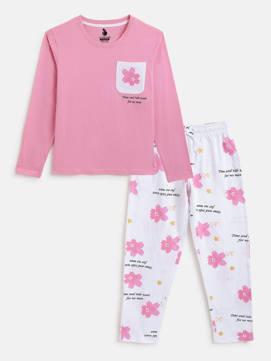 Lil Tomatoes Girls Cotton Night Suits