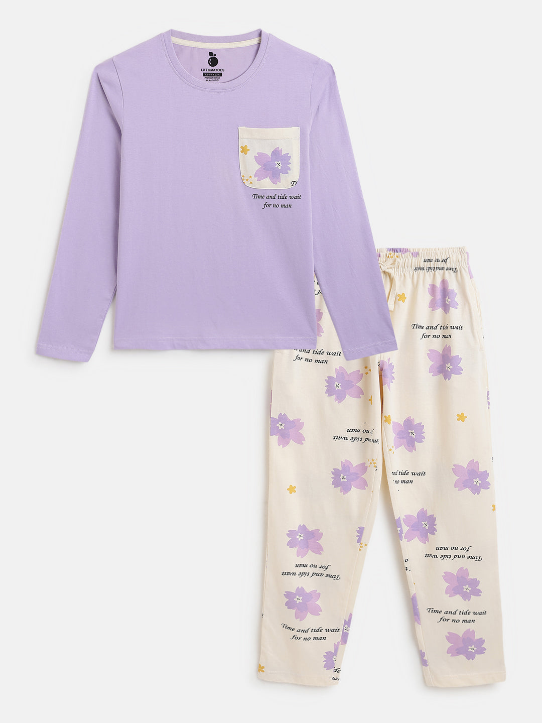 Lil Tomatoes Girls Cotton Night Suits