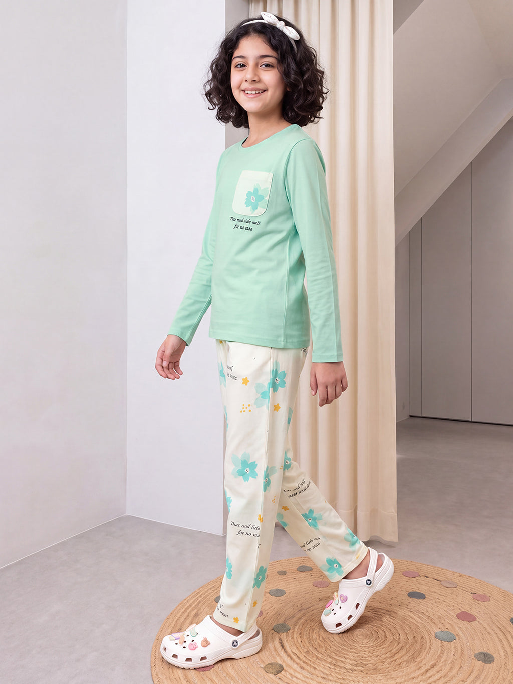 Lil Tomatoes Girls Cotton Night Suits