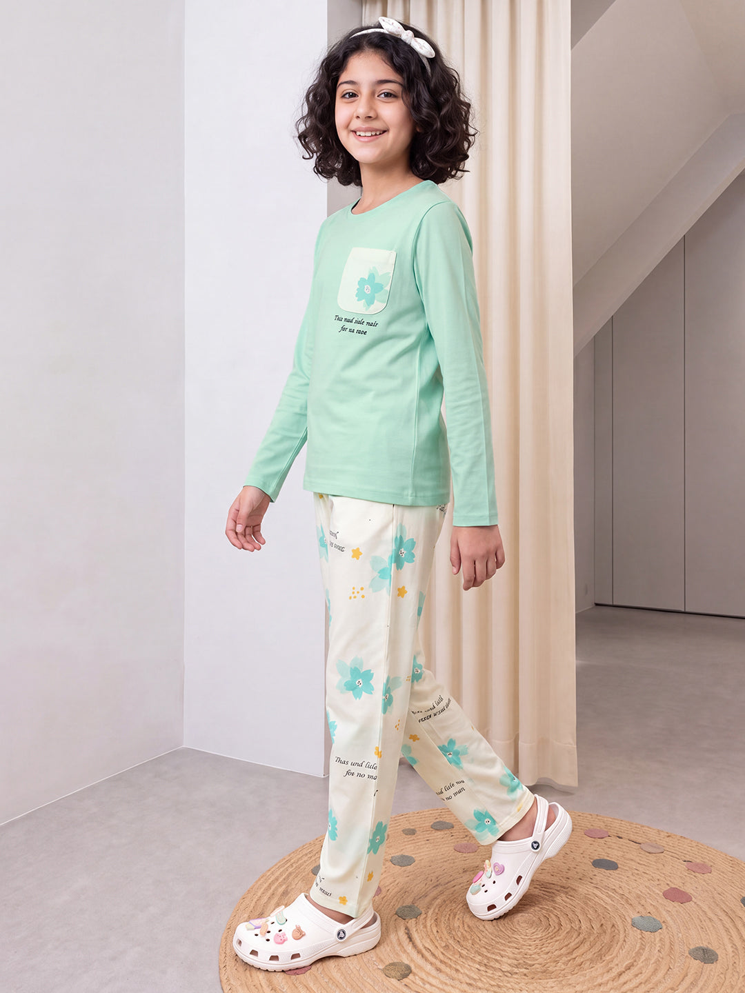 Lil Tomatoes Girls Cotton Night Suits