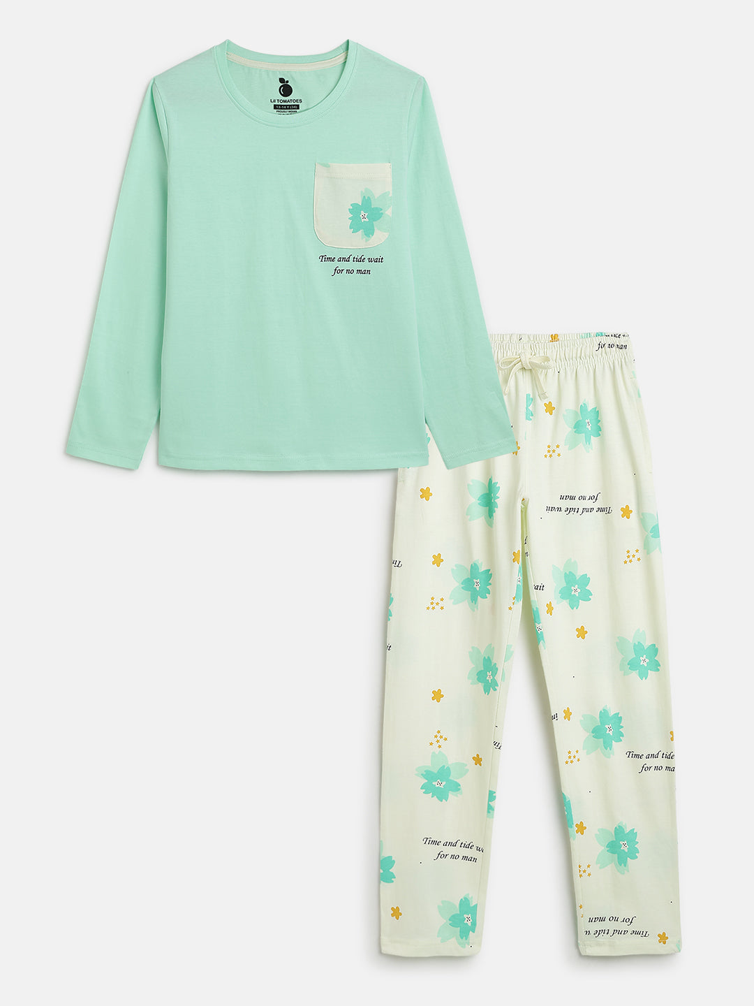 Lil Tomatoes Girls Cotton Night Suits