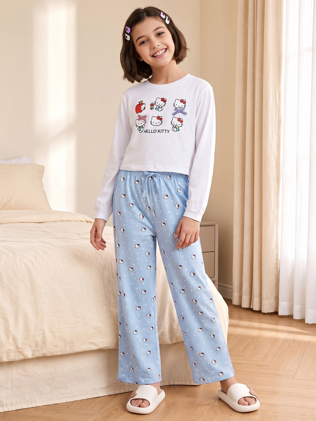 Lil Tomatoes Girls Cotton Night Suits
