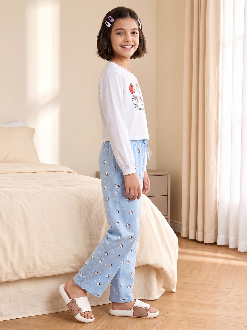 Lil Tomatoes Girls Cotton Night Suits