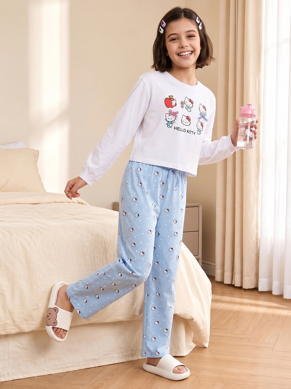 Lil Tomatoes Girls Cotton Night Suits