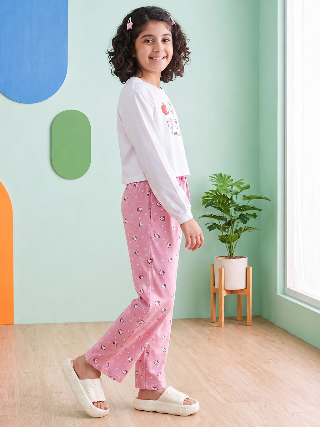 Lil Tomatoes Girls Cotton Night Suits