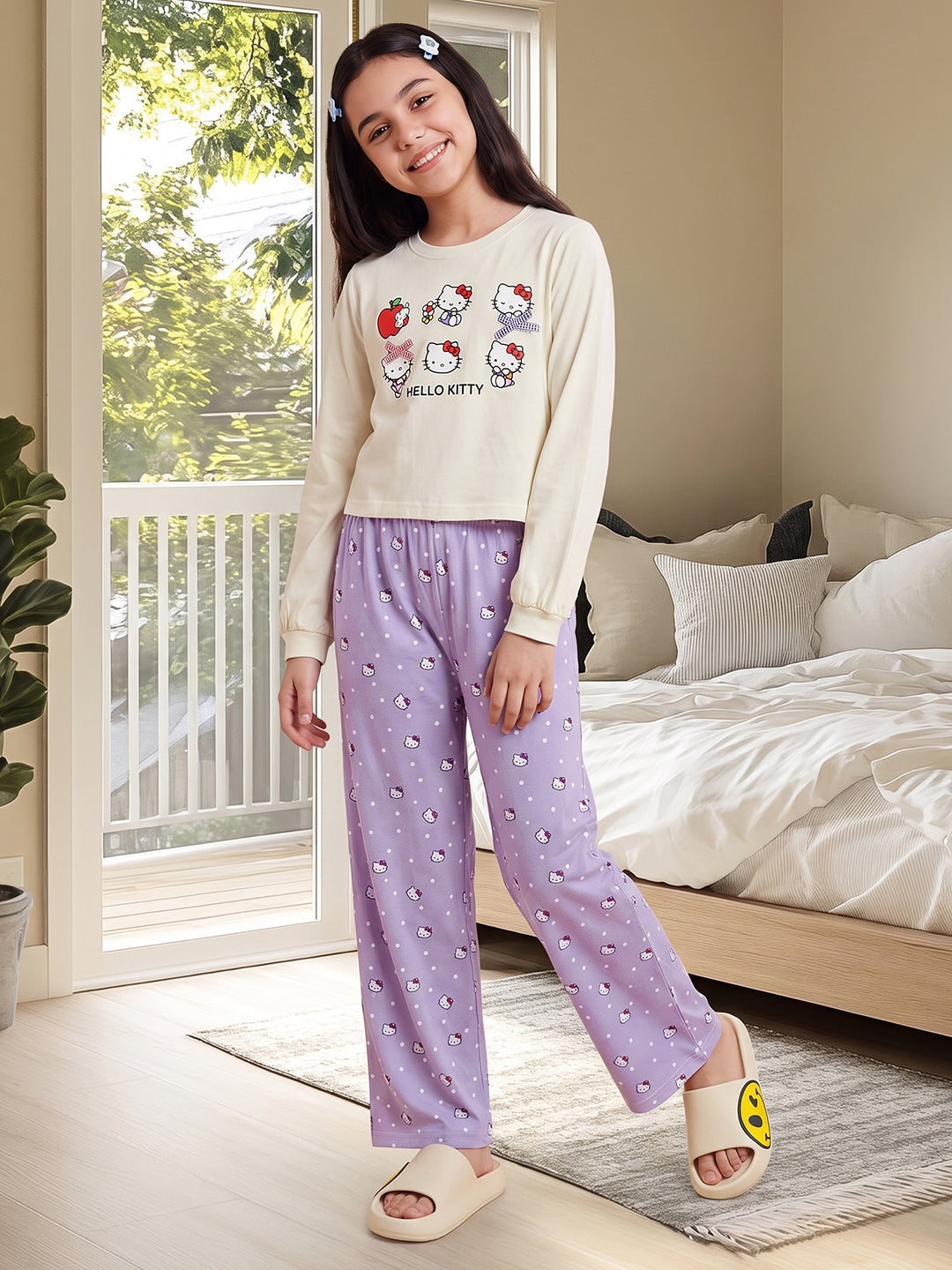 Lil Tomatoes Girls Cotton Night Suits