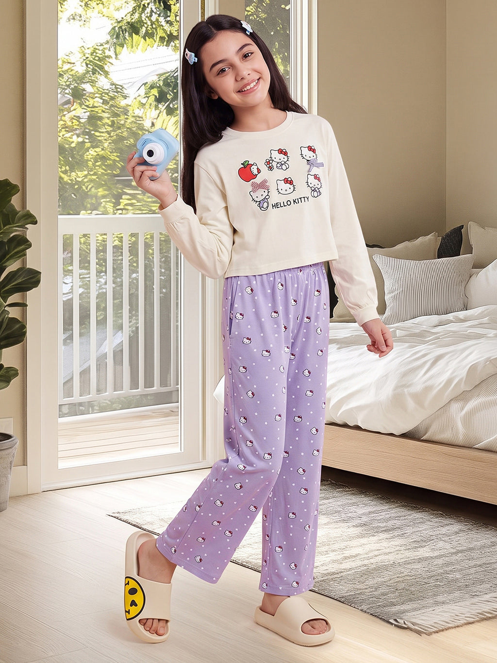 Lil Tomatoes Girls Cotton Night Suits