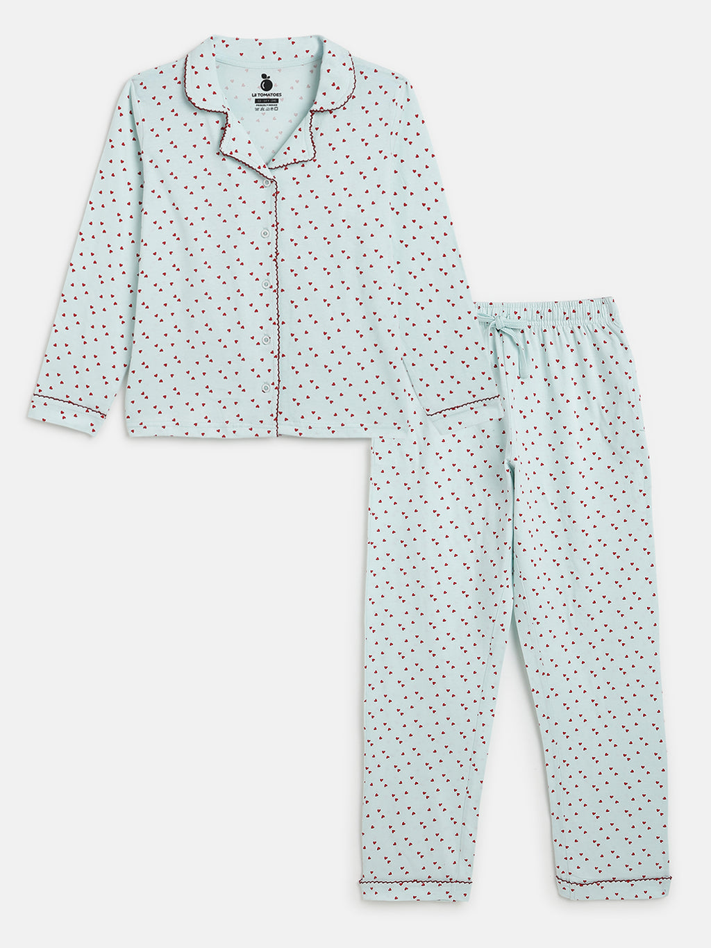 Lil Tomatoes Girls Cotton Night Suits