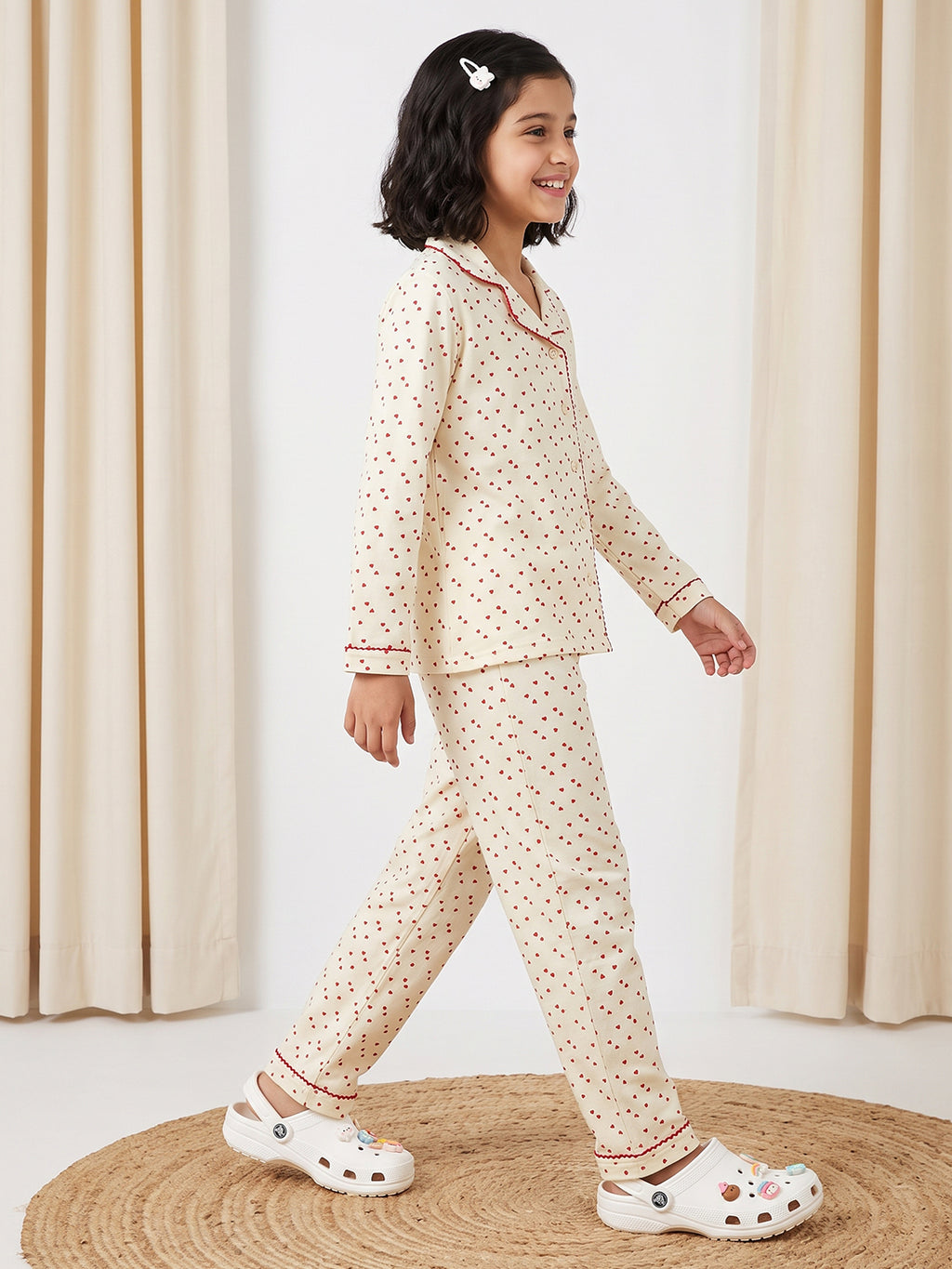 Lil Tomatoes Girls Cotton Night Suits