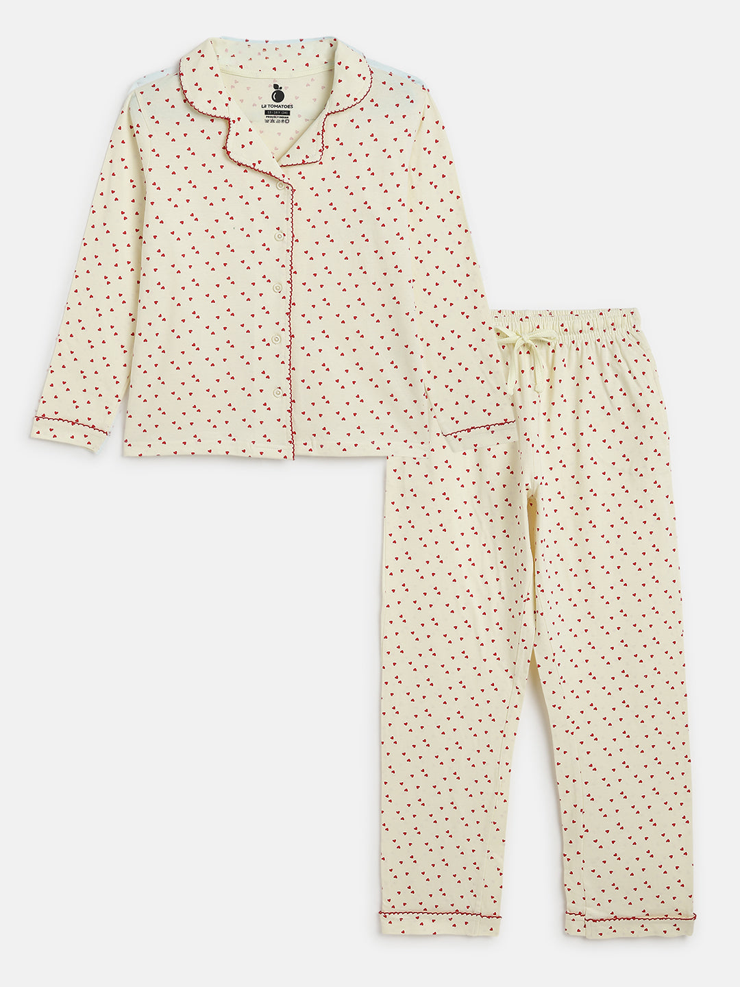 Lil Tomatoes Girls Cotton Night Suits