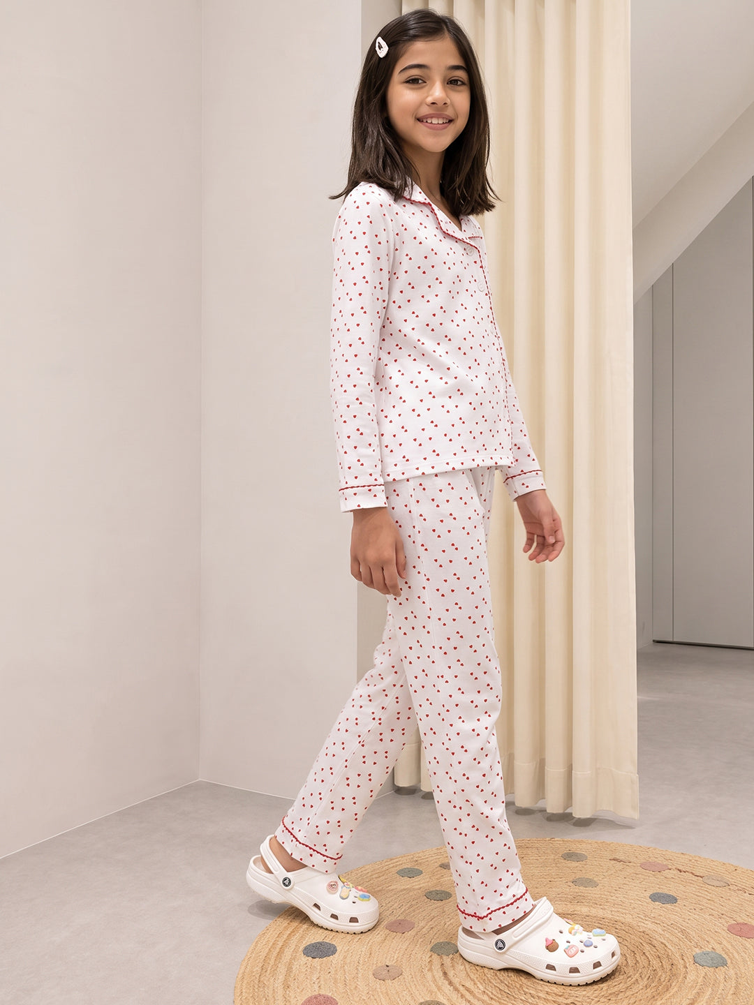 Lil Tomatoes Girls Cotton Night Suits