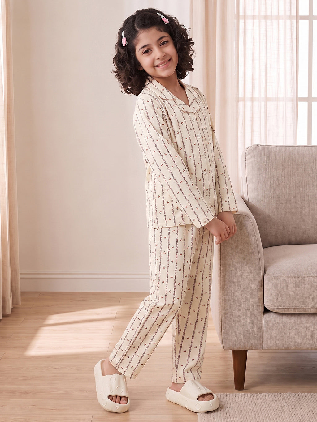 Lil Tomatoes Girls Cotton Night Suits
