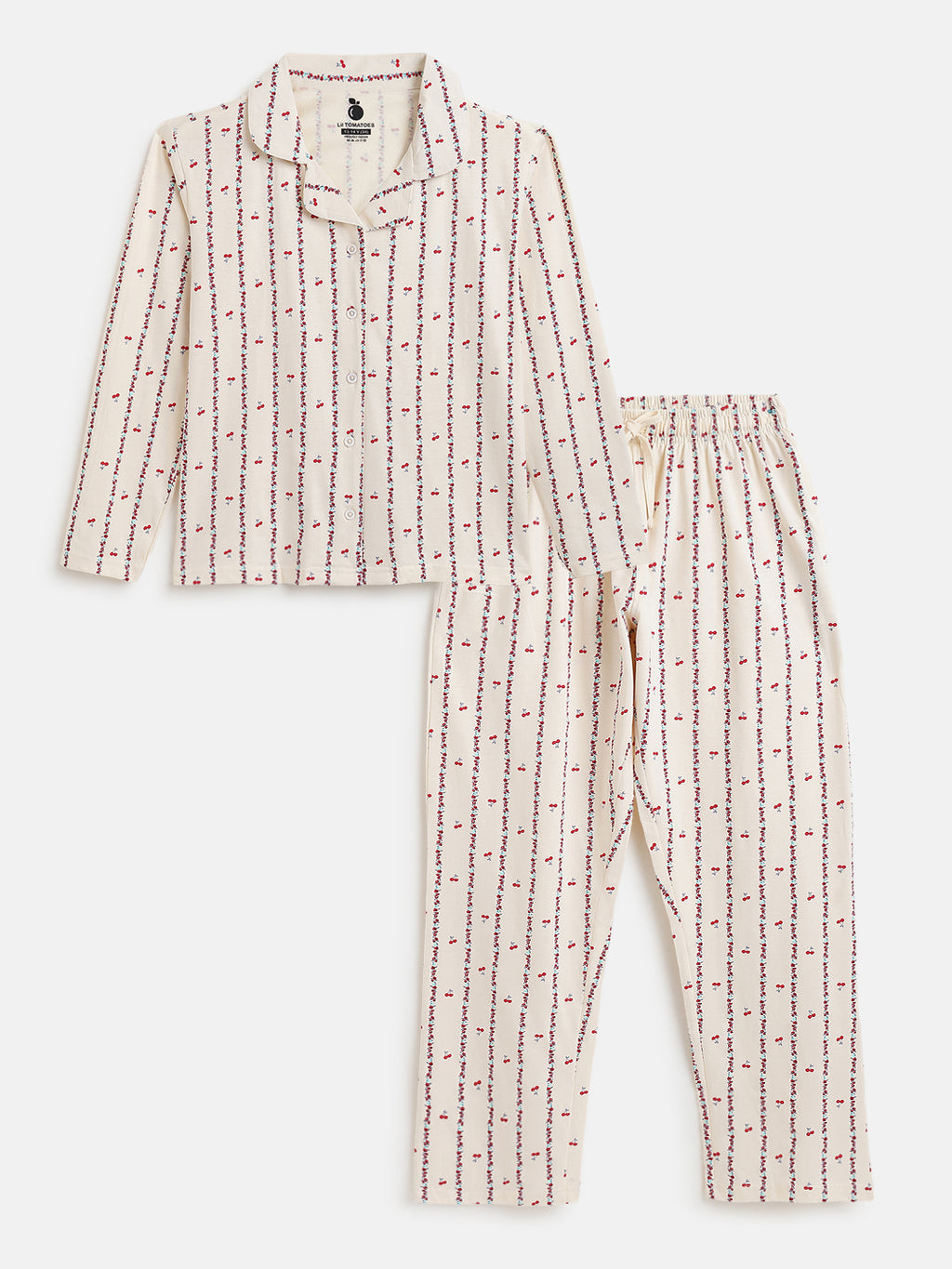 Lil Tomatoes Girls Cotton Night Suits