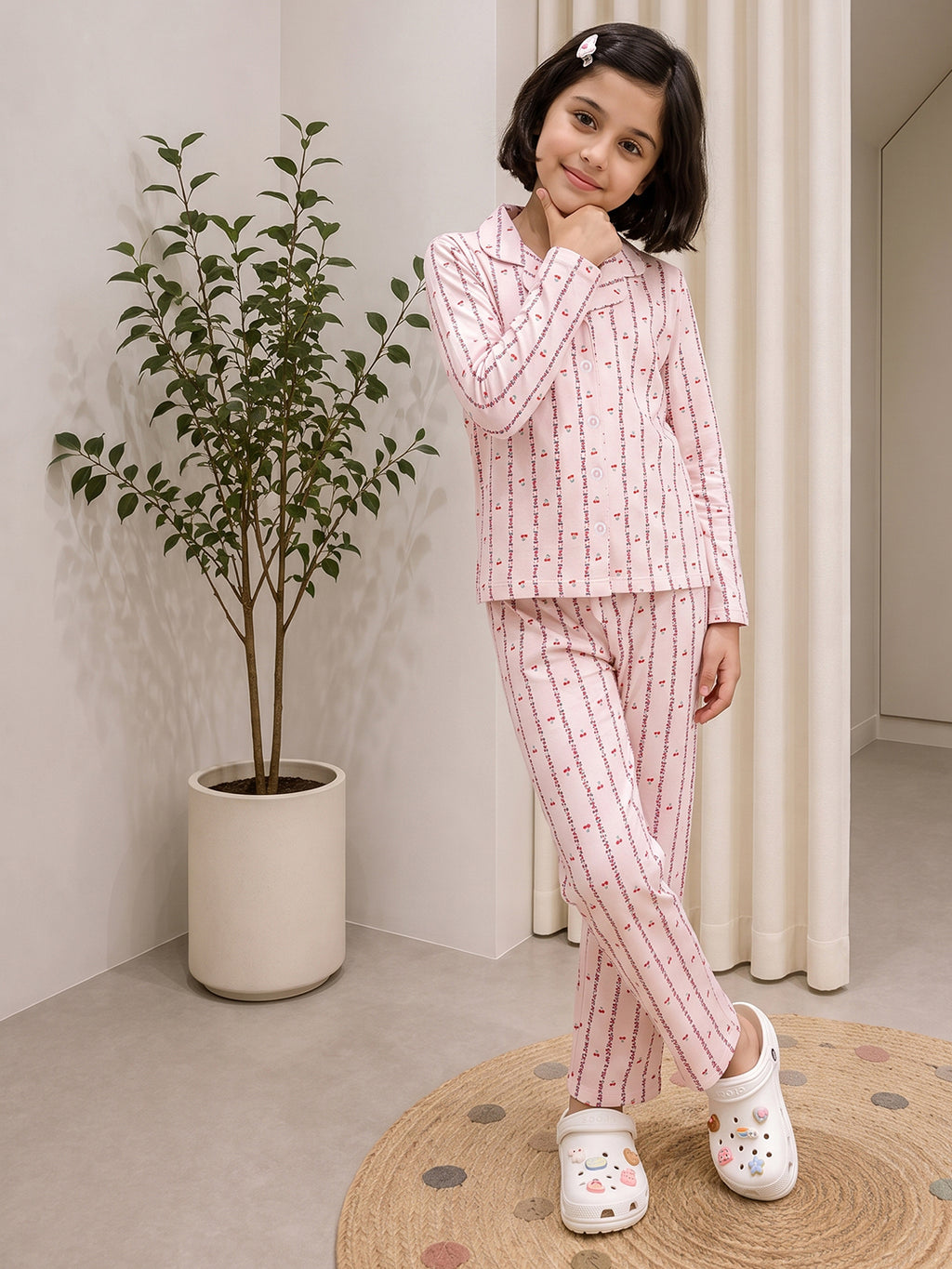 Lil Tomatoes Girls Cotton Night Suits