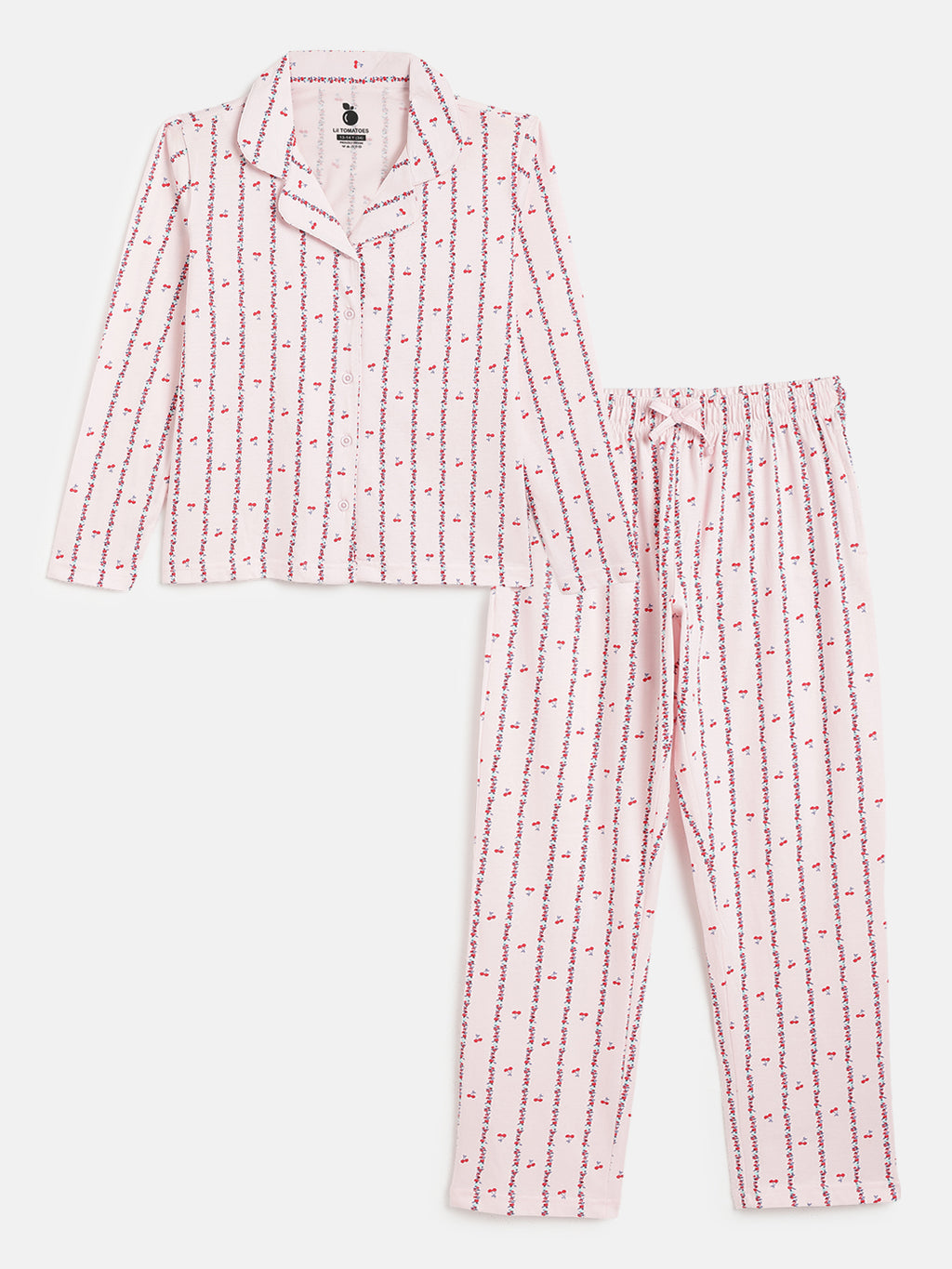 Lil Tomatoes Girls Cotton Night Suits