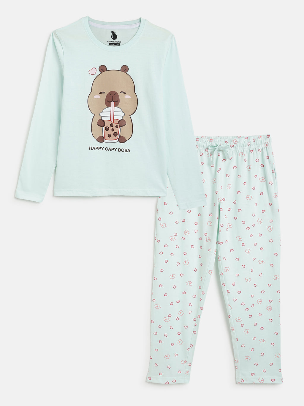 Lil Tomatoes Girls Cotton Night Suits