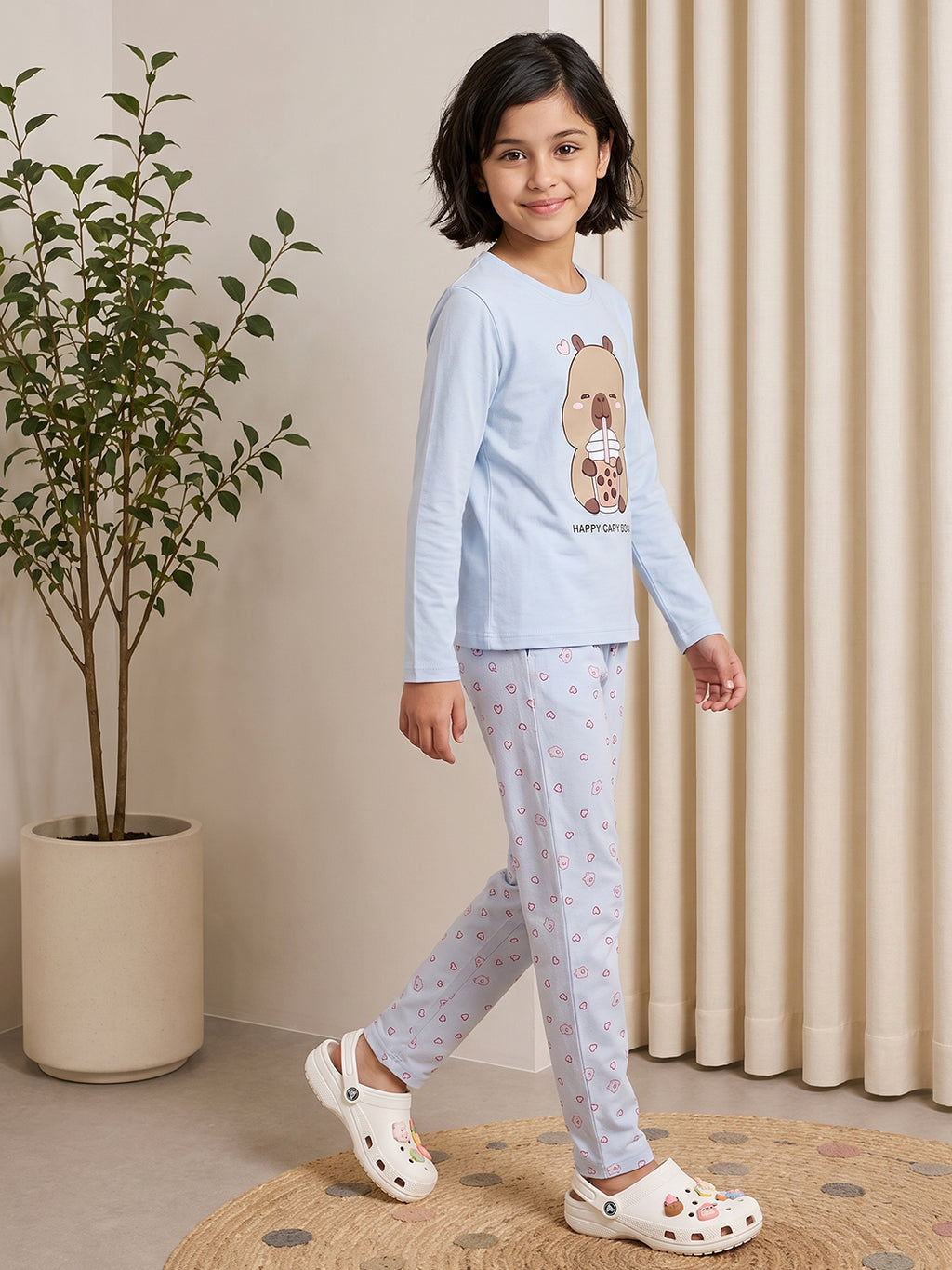 Lil Tomatoes Girls Cotton Night Suits