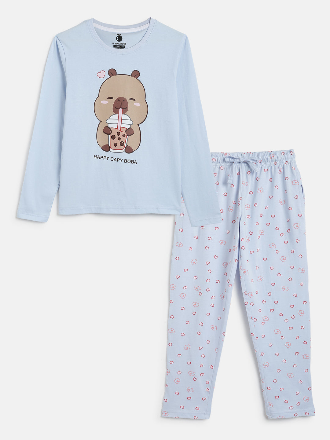 Lil Tomatoes Girls Cotton Night Suits