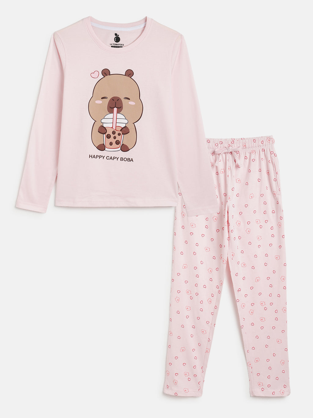 Lil Tomatoes Girls Cotton Night Suits