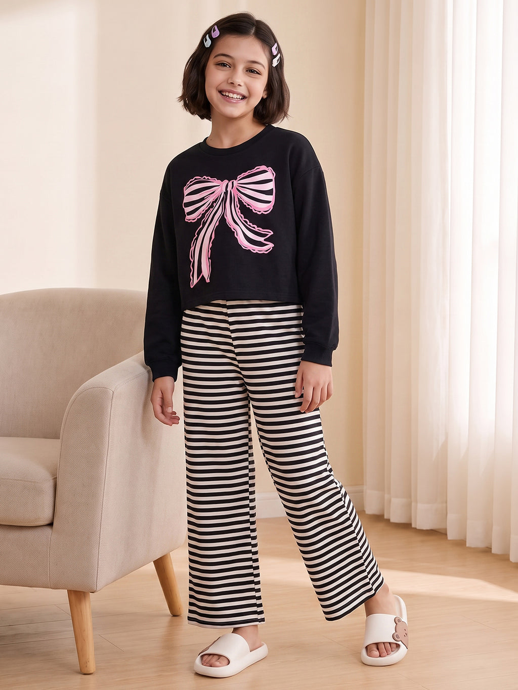 Lil Tomatoes Girls Cotton Night Suits