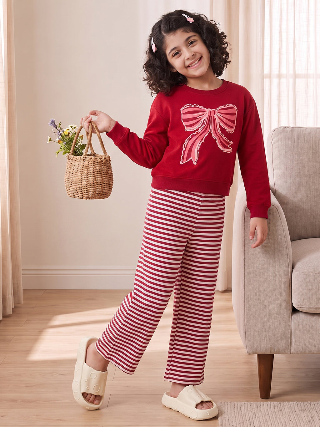 Lil Tomatoes Girls Cotton Night Suits