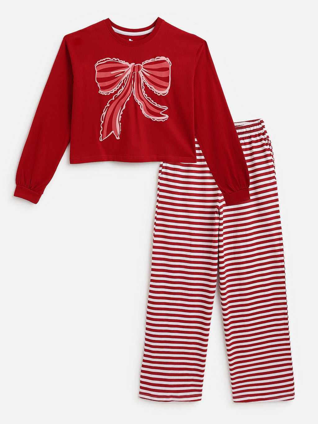 Lil Tomatoes Girls Cotton Night Suits