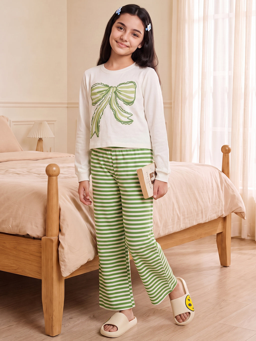 Lil Tomatoes Girls Cotton Night Suits