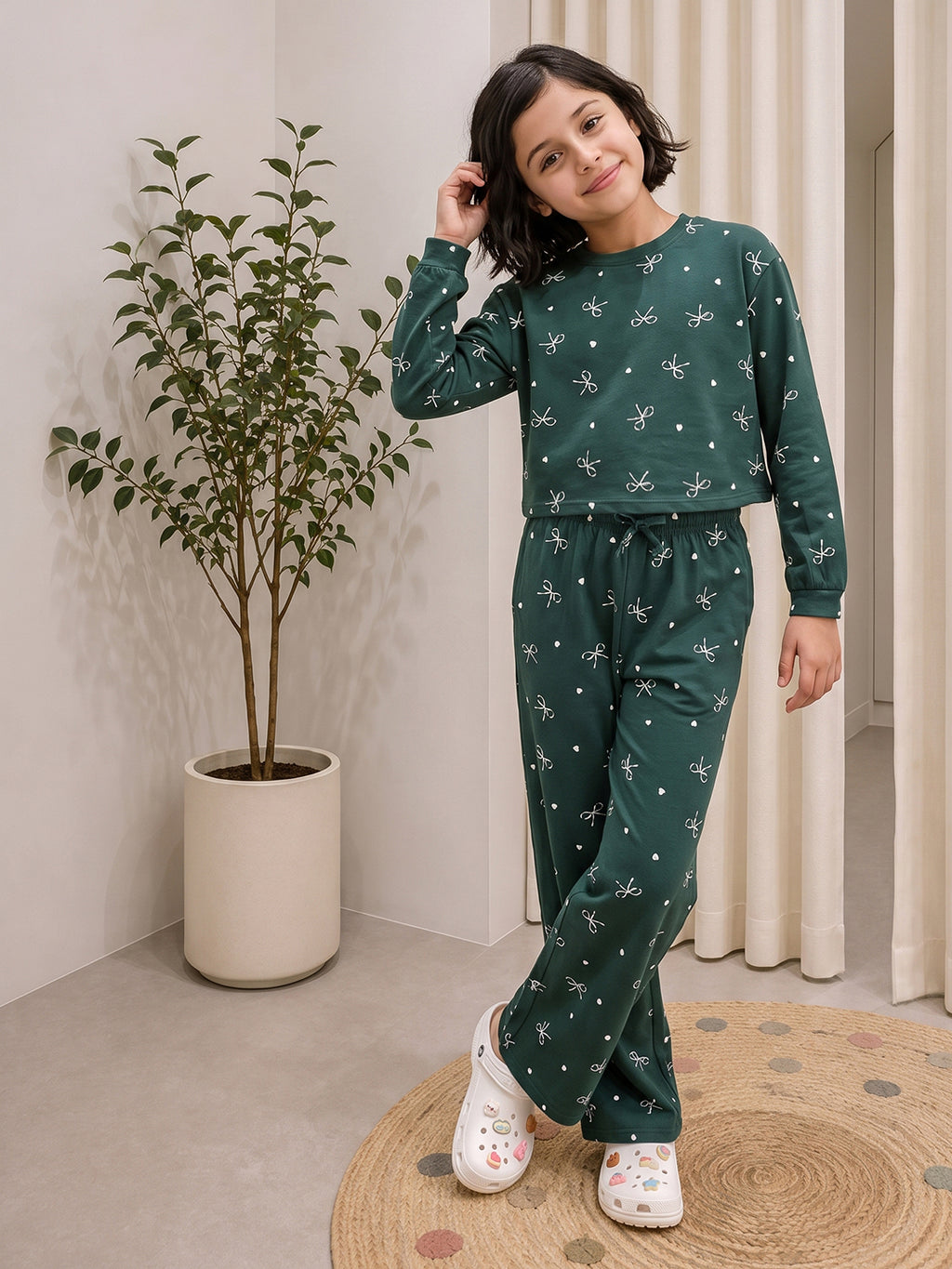 Lil Tomatoes Girls Cotton Night Suits
