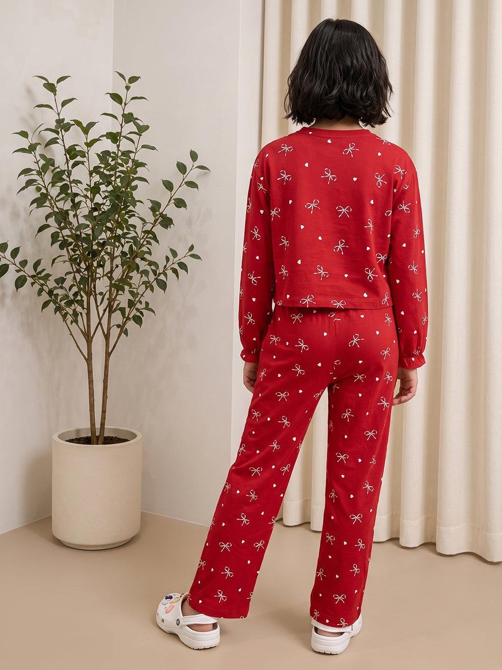 Lil Tomatoes Girls Cotton Night Suits