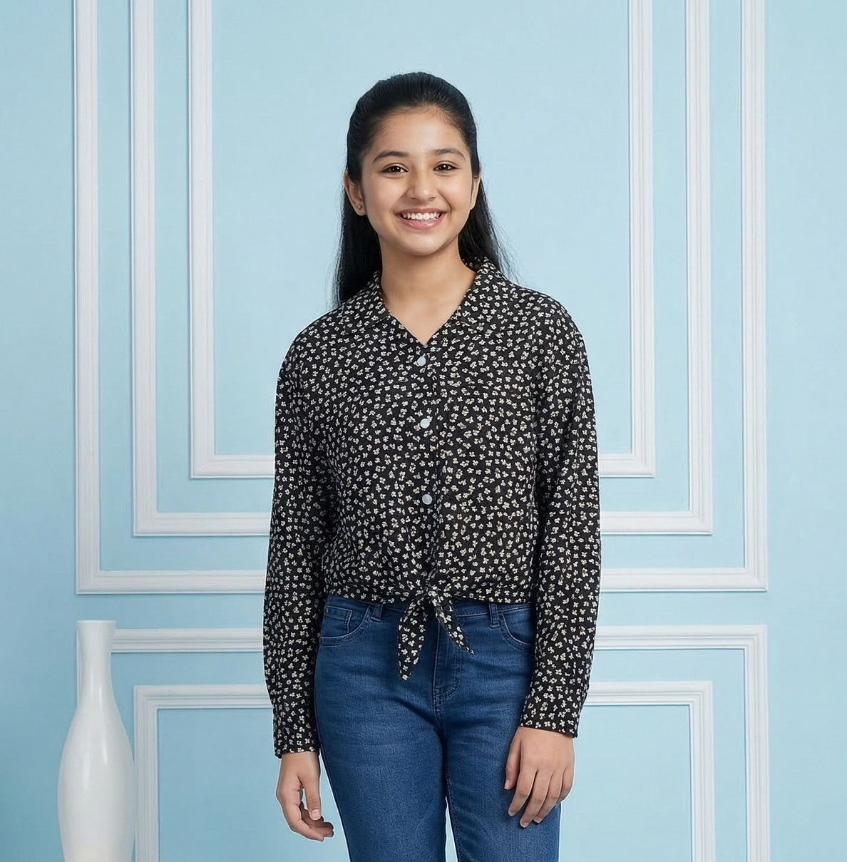 Lil Tomatoes Girls Cotton Shirt