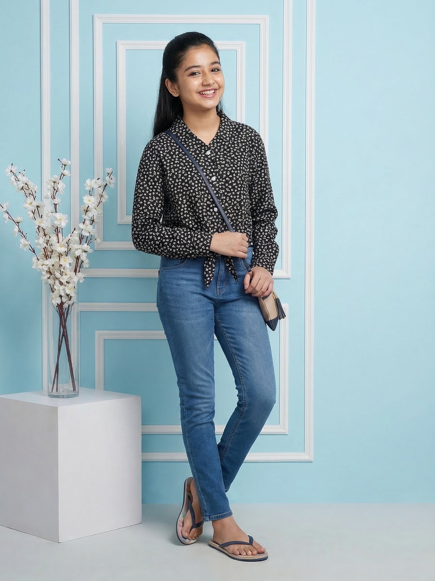 Lil Tomatoes Girls Cotton Shirt