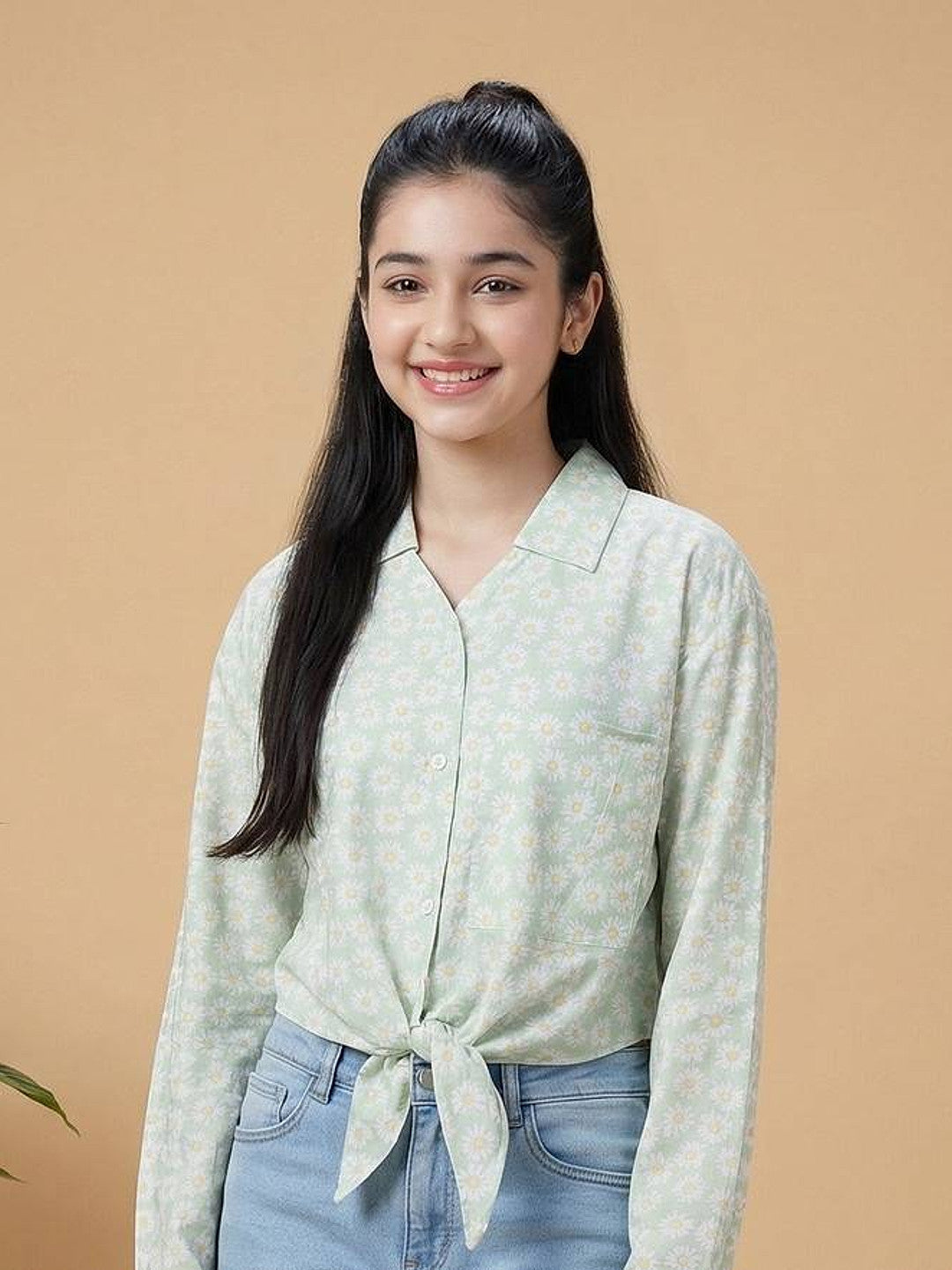 Lil Tomatoes Girls Cotton Shirt