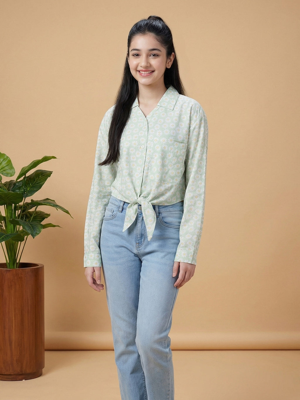 Lil Tomatoes Girls Cotton Shirt