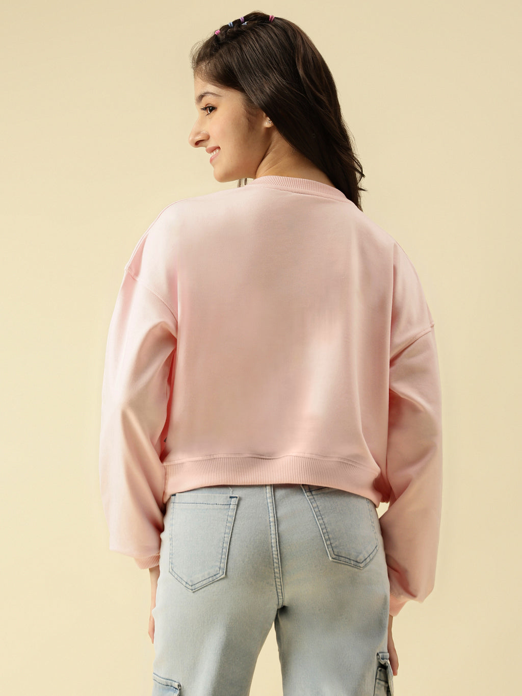Lil Tomatoes Girls Cotton Looper Sweatshirt