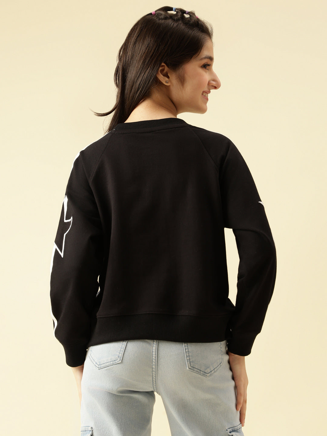 Lil Tomatoes Girls Cotton Looper Sweatshirt