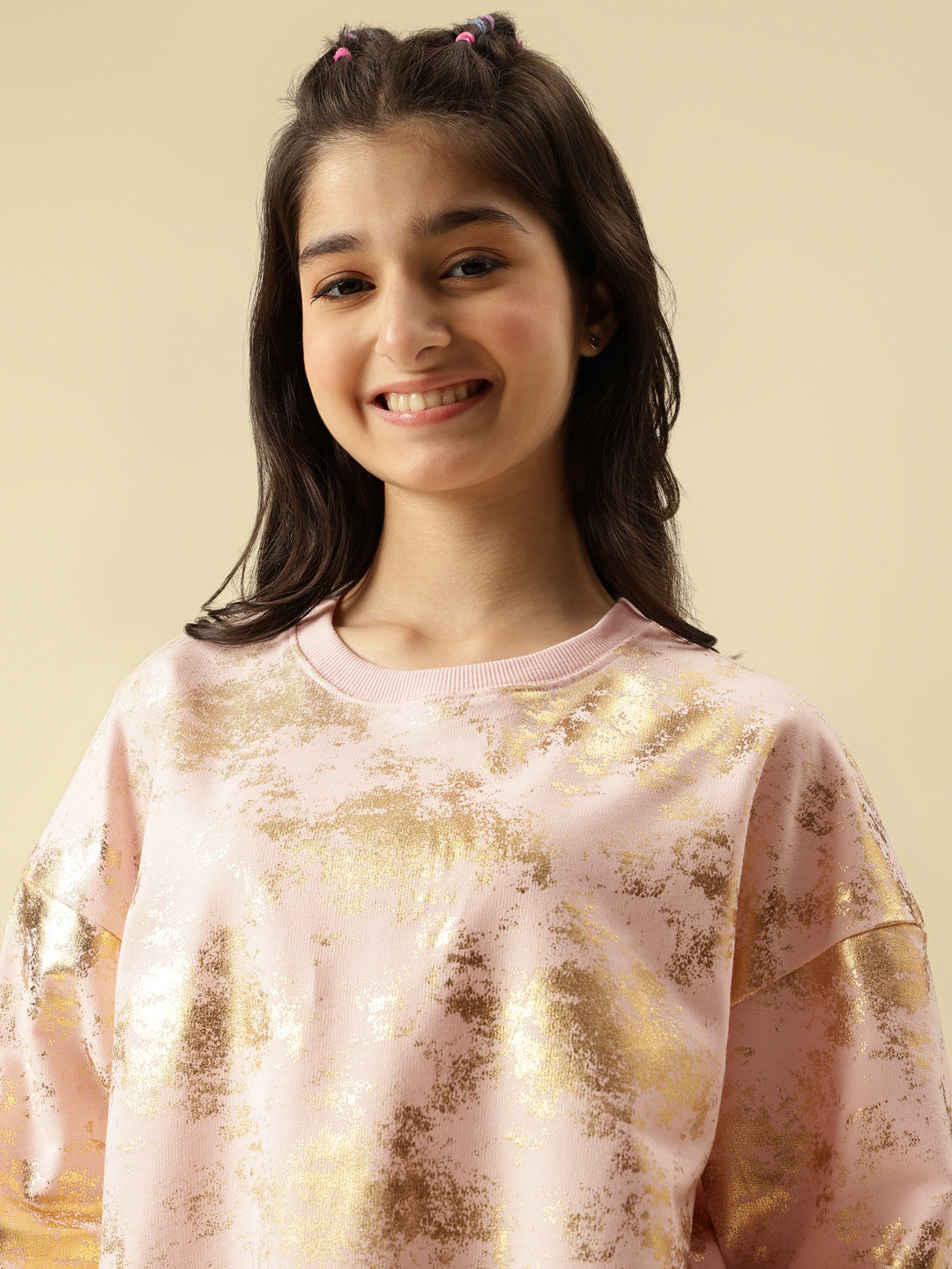 Lil Tomatoes Girls Cotton Looper Sweatshirt