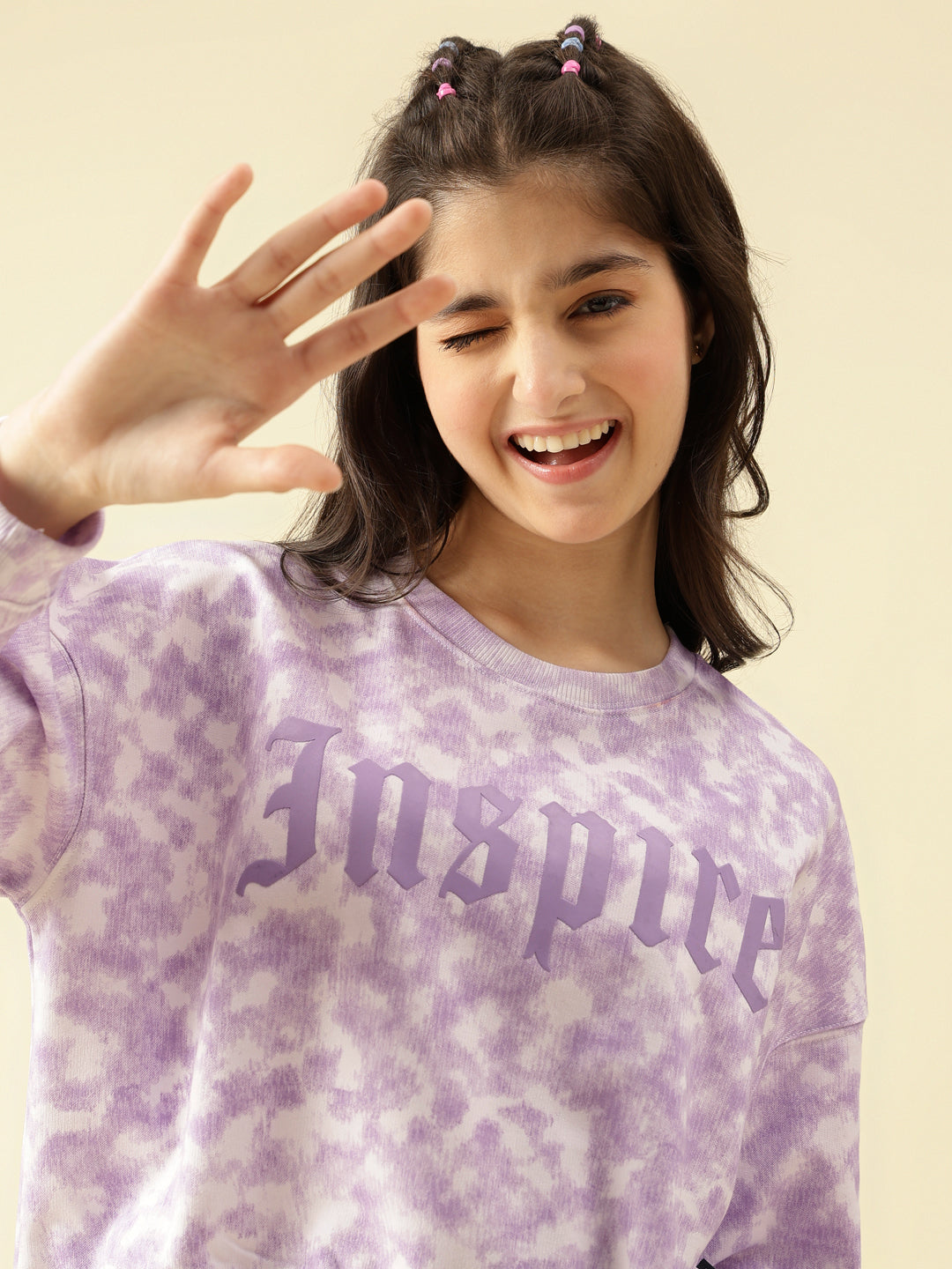 Lil Tomatoes Girls Cotton Looper Sweatshirt