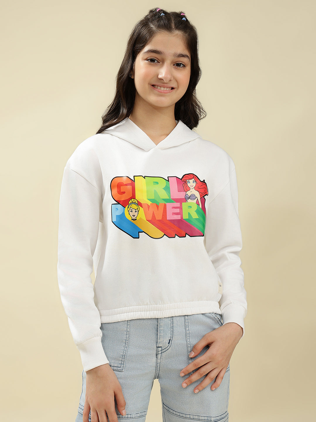 Lil Tomatoes Girls Cotton Fleece Sweatshirt
