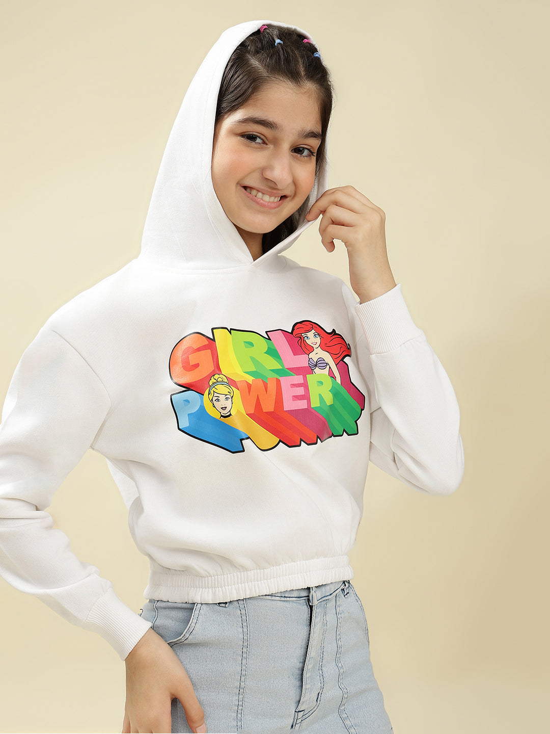 Lil Tomatoes Girls Cotton Fleece Sweatshirt