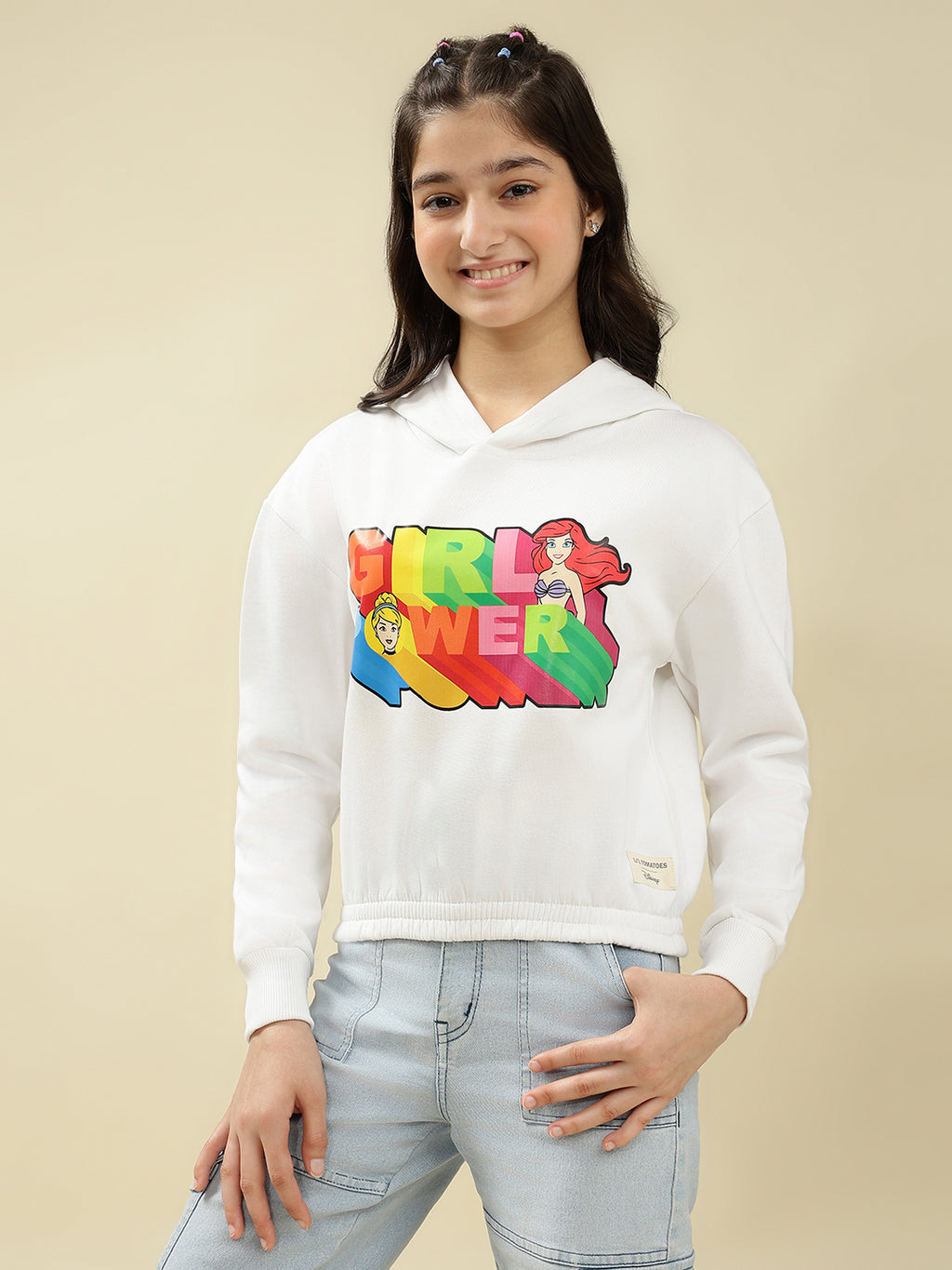Lil Tomatoes Girls Cotton Fleece Sweatshirt