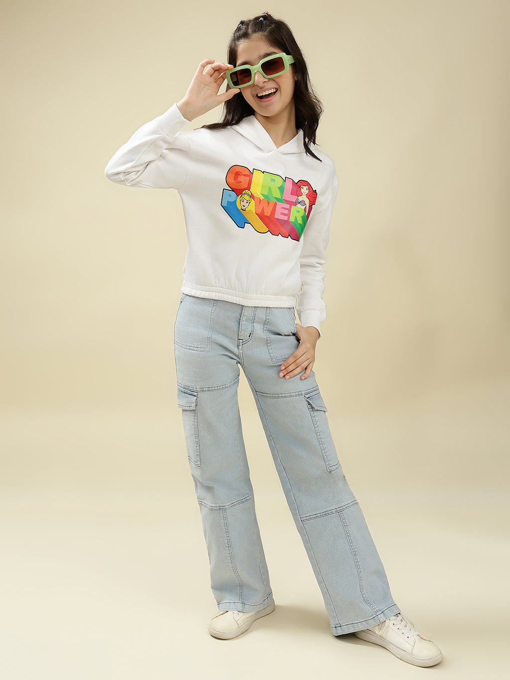 Lil Tomatoes Girls Cotton Fleece Sweatshirt