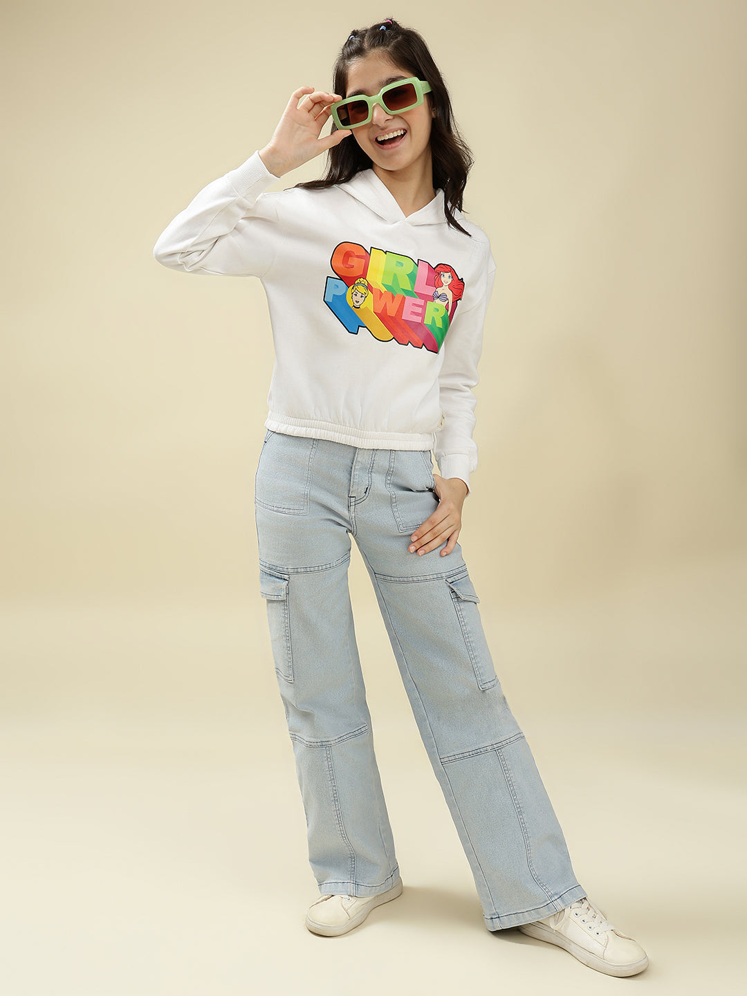 Lil Tomatoes Girls Cotton Fleece Sweatshirt