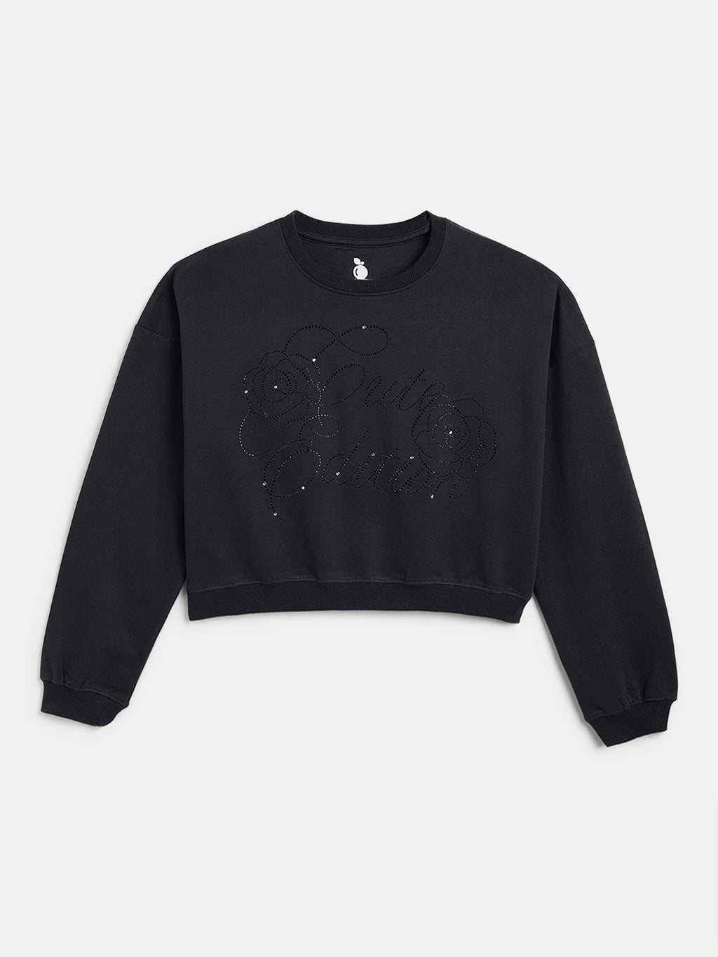 Lil Tomatoes Girls Cotton Looper Boxy Sweatshirt