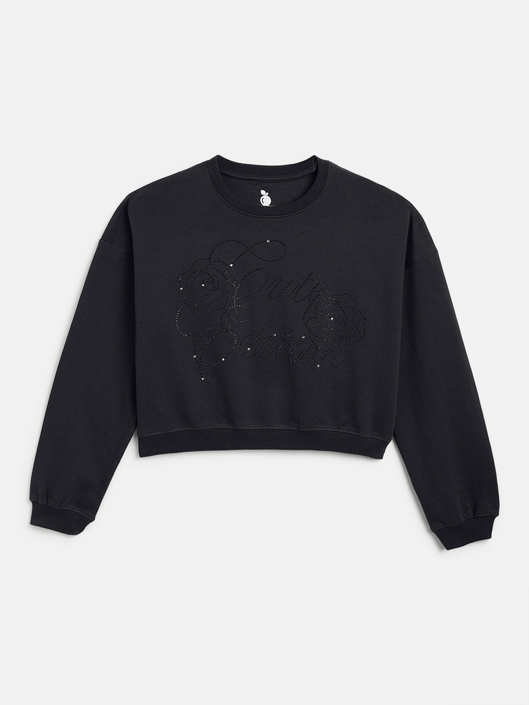 Lil Tomatoes Girls Cotton Looper Boxy Sweatshirt