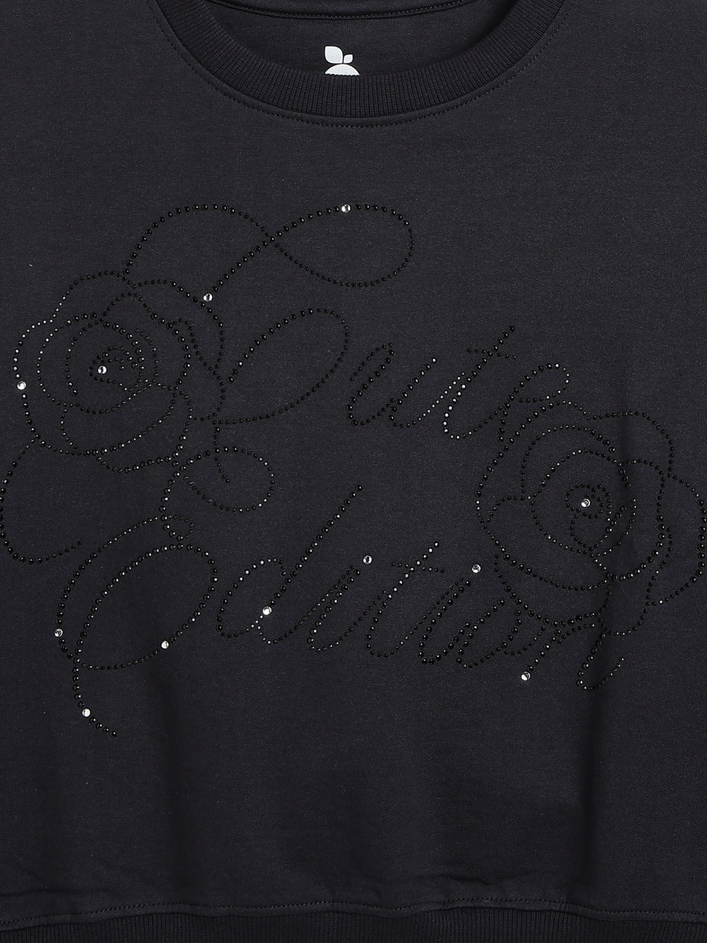Lil Tomatoes Girls Cotton Looper Boxy Sweatshirt