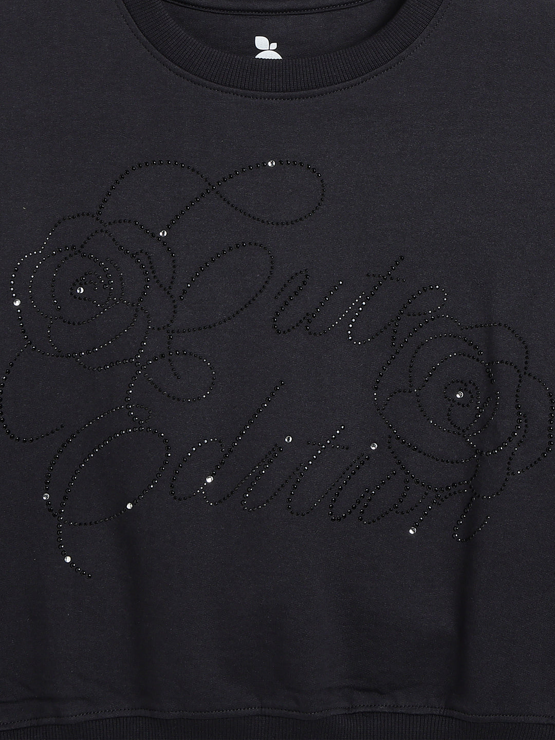 Lil Tomatoes Girls Cotton Looper Boxy Sweatshirt